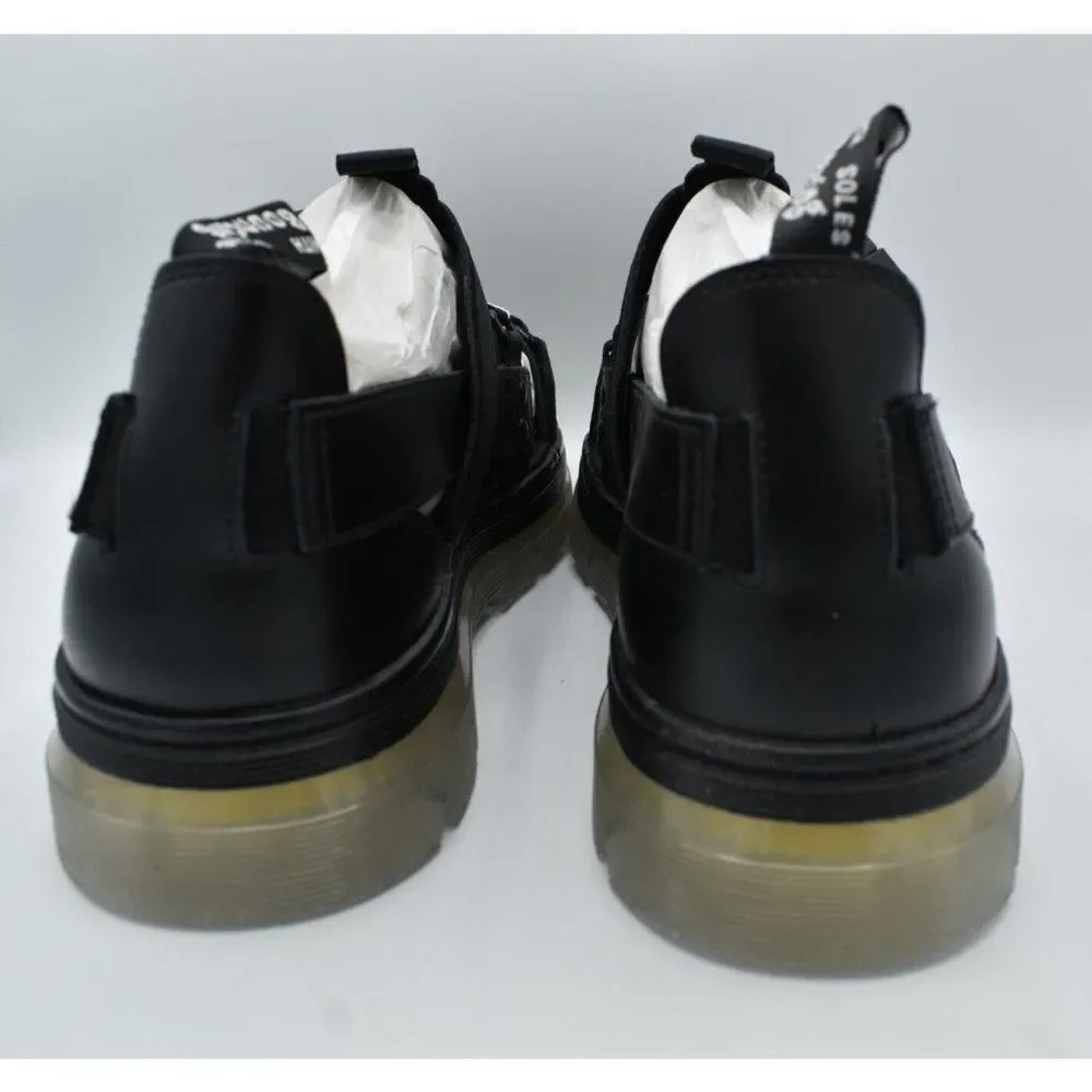 Dr Martens Mens Size 13 Pearson Webbing Black Sport Sandals Shoes‎